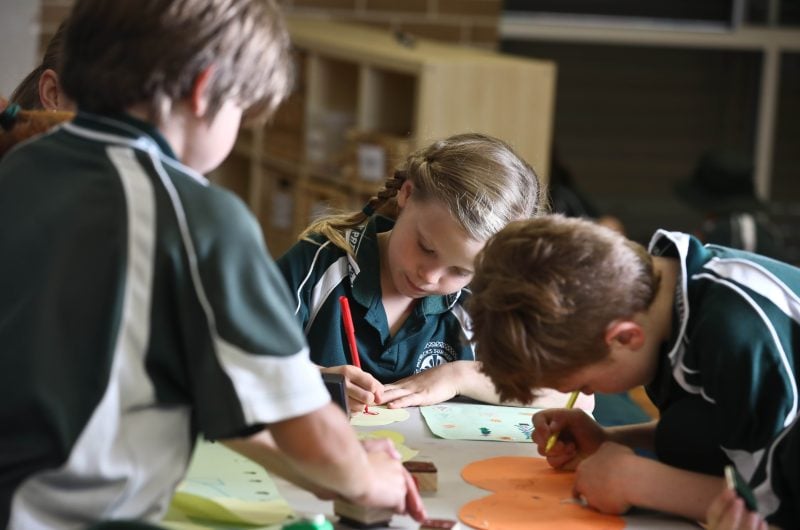 Kids from St Patricks at Summer Hill during after school care run by Kids@Weldon.
Photographs Ben Rushton AAP
Tuesday December 4 2018